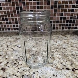 Mason jar glassware